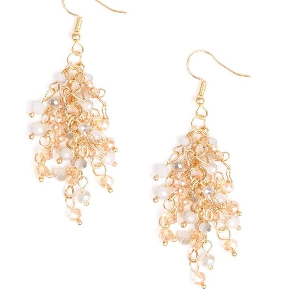 Gold Twinkle & Twilight Necklace & Earring Combo - Picture 2 of 7